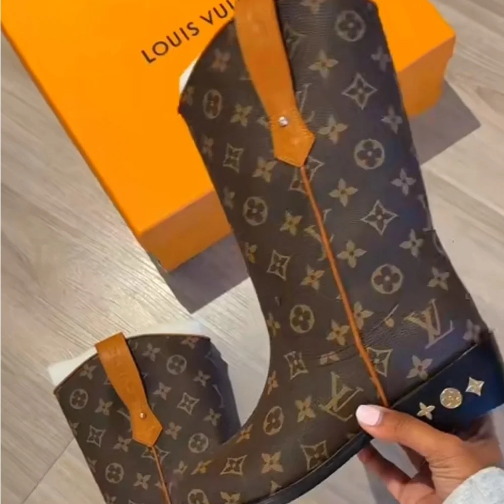 Louis Vuitton Monogram Boots - Picture 1 of 1